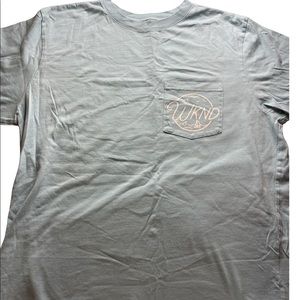 (EUC)Chubbies- Wknd T-shirt Light Blue, Sz Med